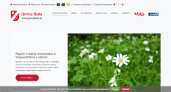 Desktop Screenshot of gminabiala.pl